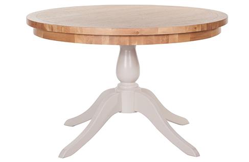Caravel Round Dining Pedestal Leg Table, Round Dining Tables Ireland