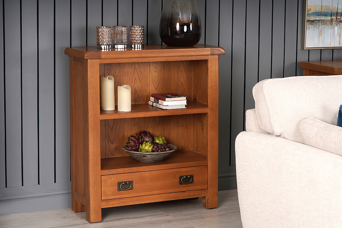 Kingston Oak Low Bookcase Michael Murphy Home Furnishing