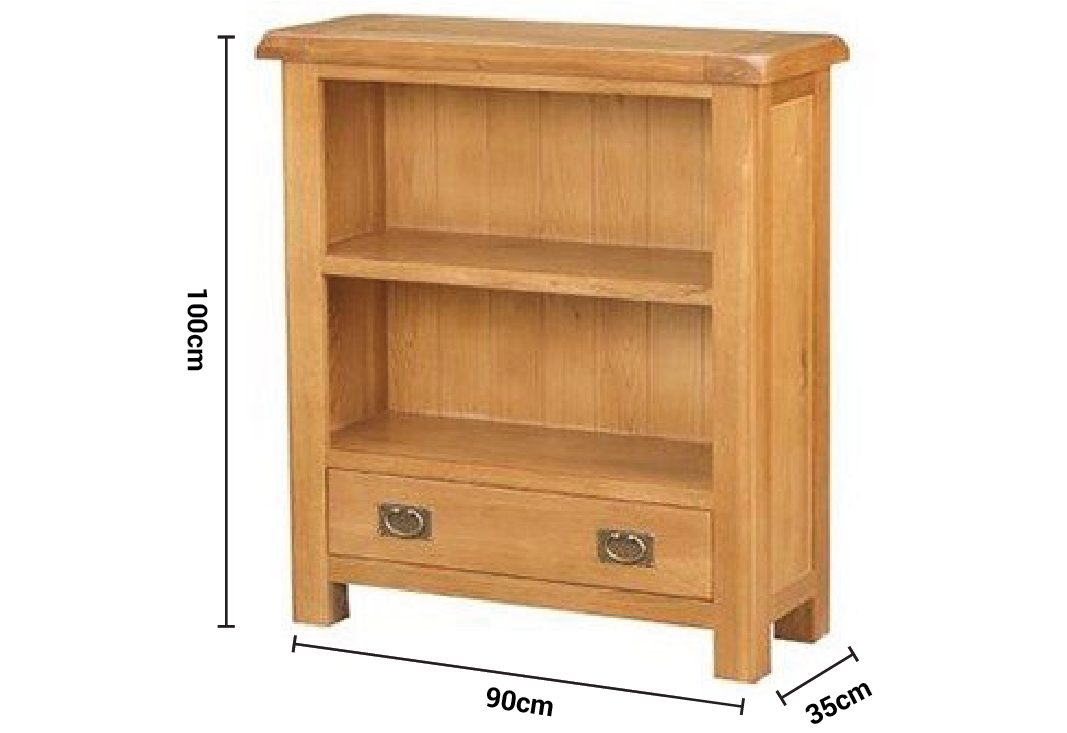 Kingston Oak Low Bookcase Michael Murphy Home Furnishing