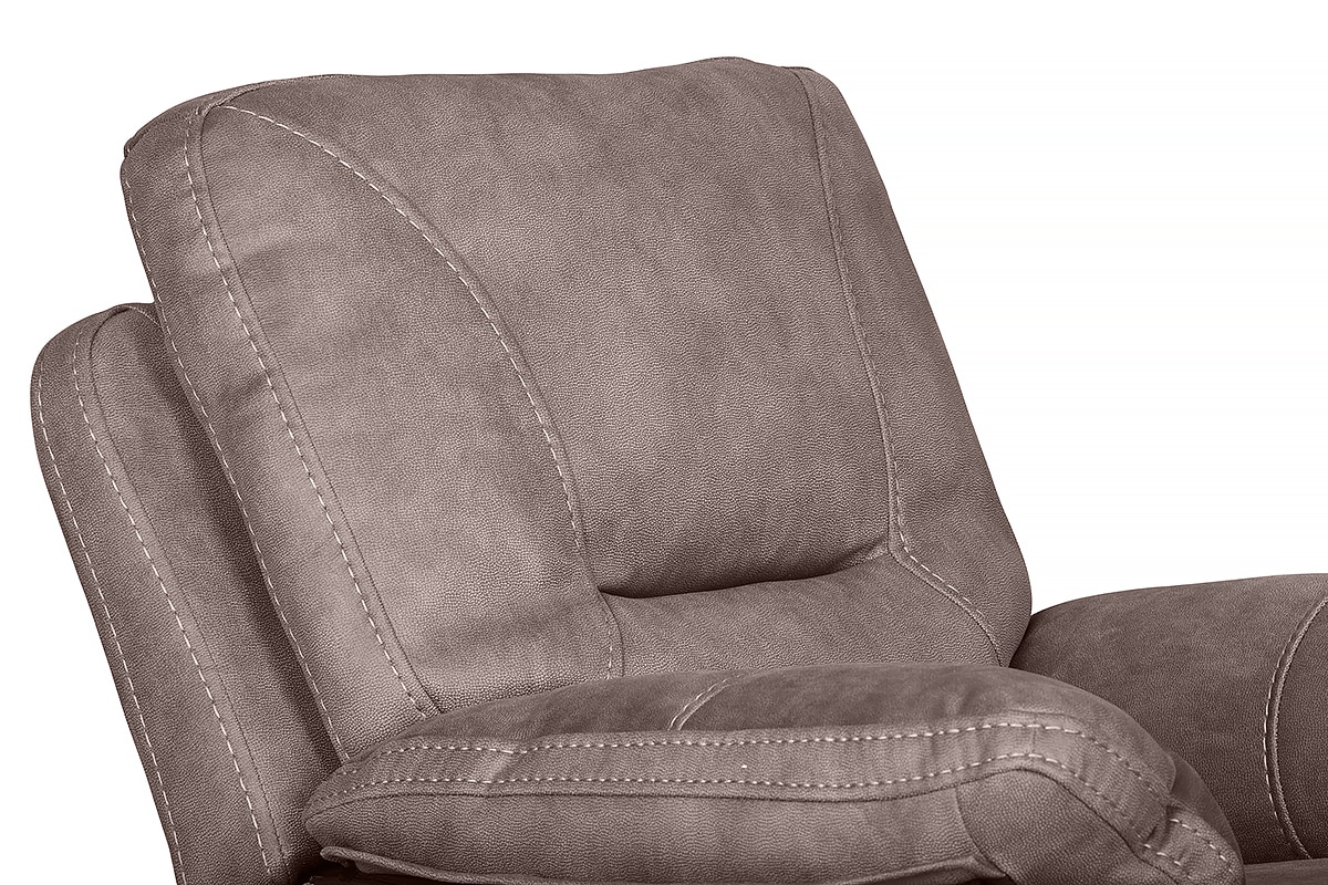 Houston Light Grey Fabric Armchair Recliner Michael Murphy Home