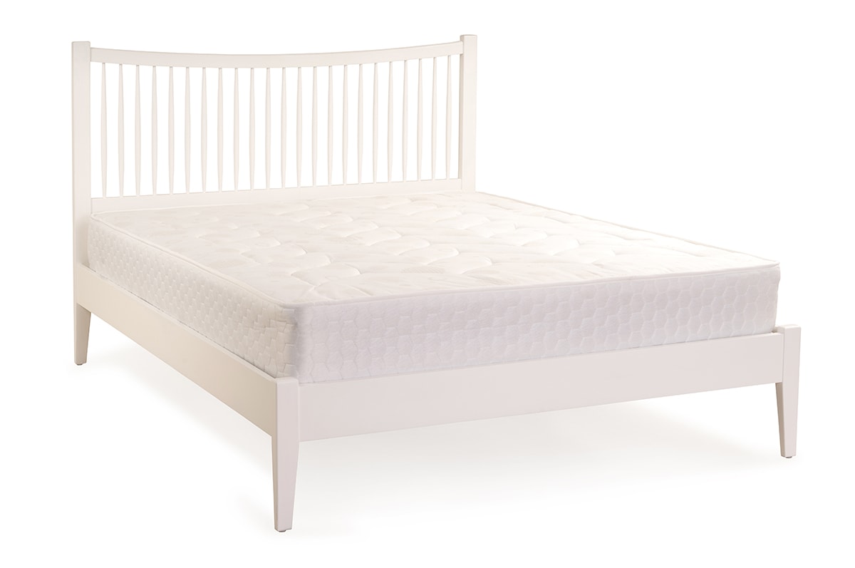 Coolmore White Double 4'6 Bed Frame