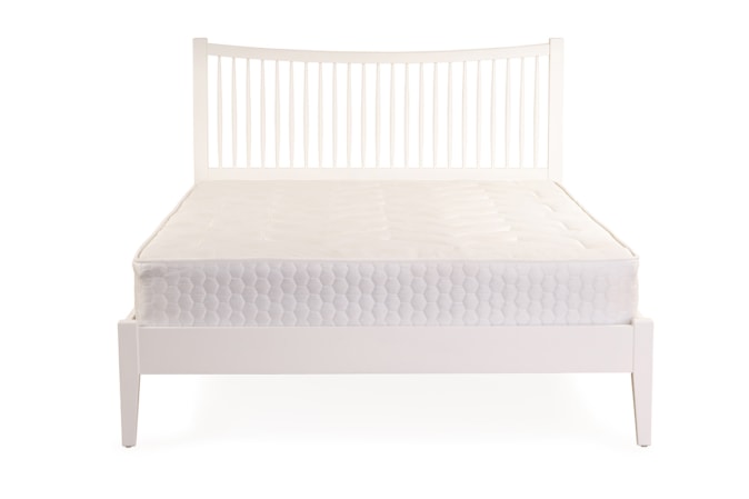 Coolmore White Double 4'6 Bed Frame