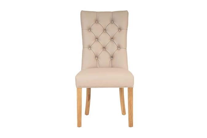 Bellini Dining Chair Cream Faux Leather, How To Recover Faux Leather Dining Chairs