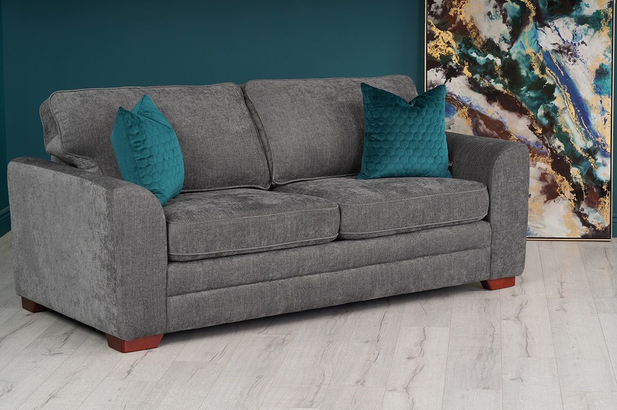 Bernardo Sofa Bed Darwin Charcoal 2 Seater