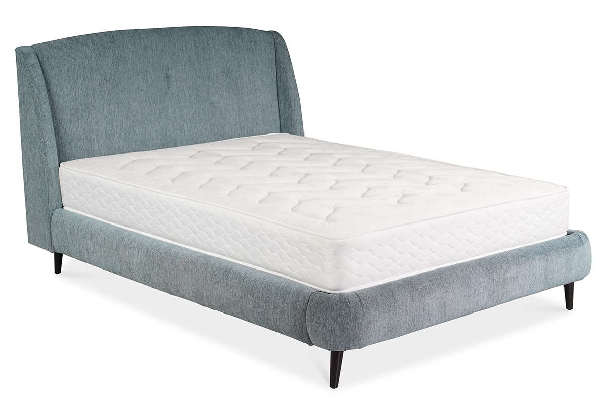 Tumble Teal Fabric King 5' Bed Frame