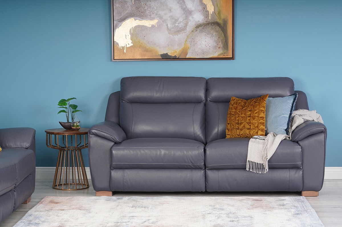Charcoal grey electric recliner