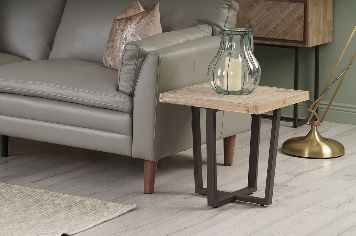 Luna Whitewash Side Table Archives