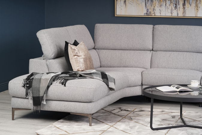 Lubeck Fabric Corner Sofa