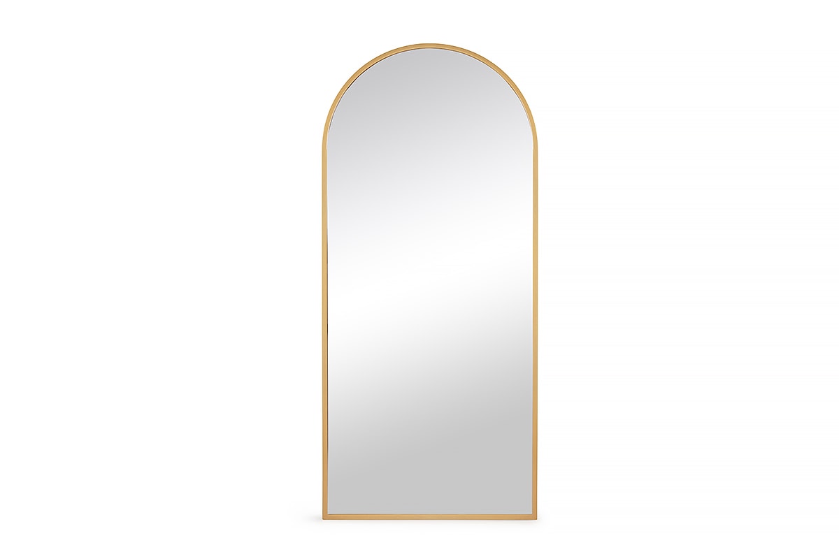 Jennifer Arched Mirror Brass 180x80cm Archives