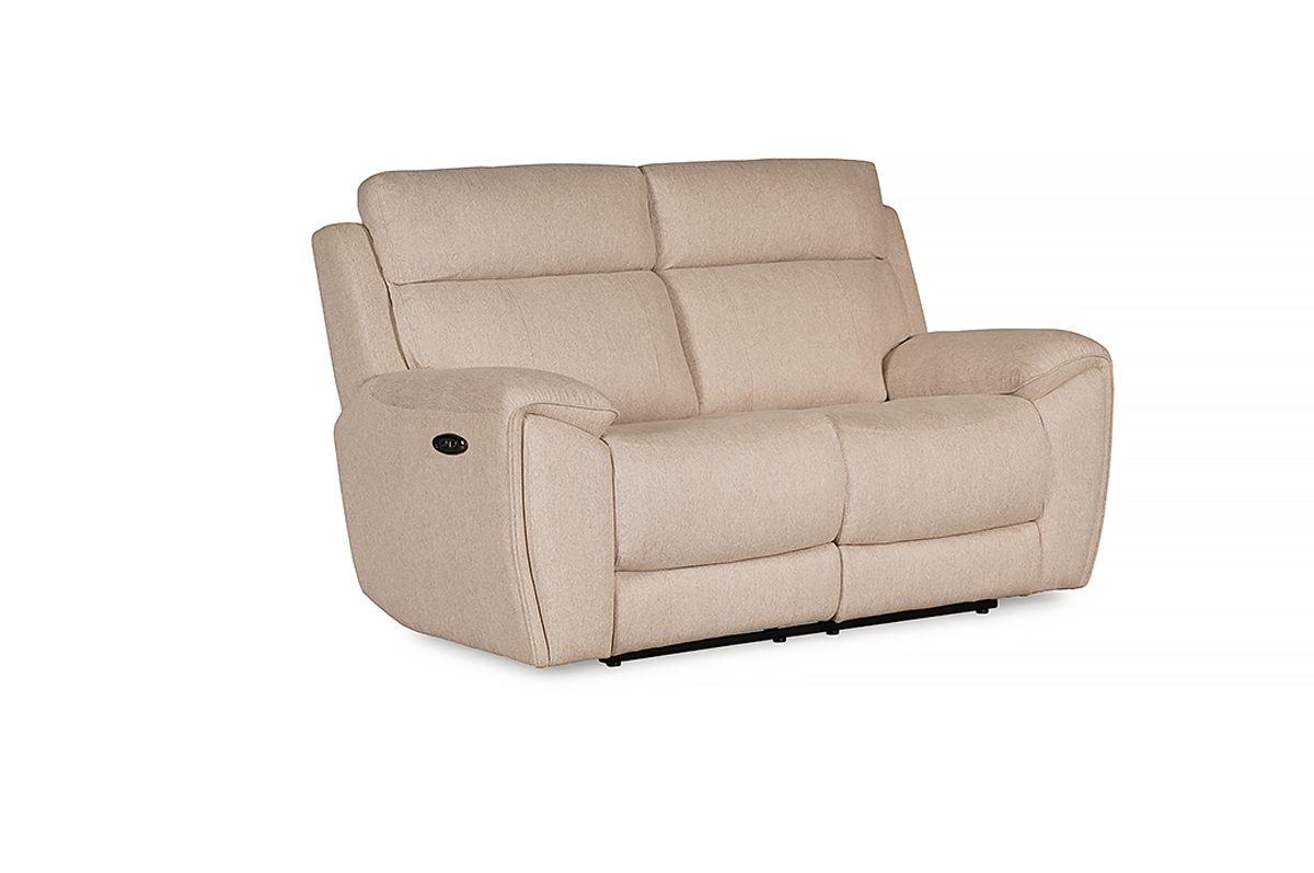 Grantham Cream Fabric 2 Seater Electric Recliner Sofa Archives