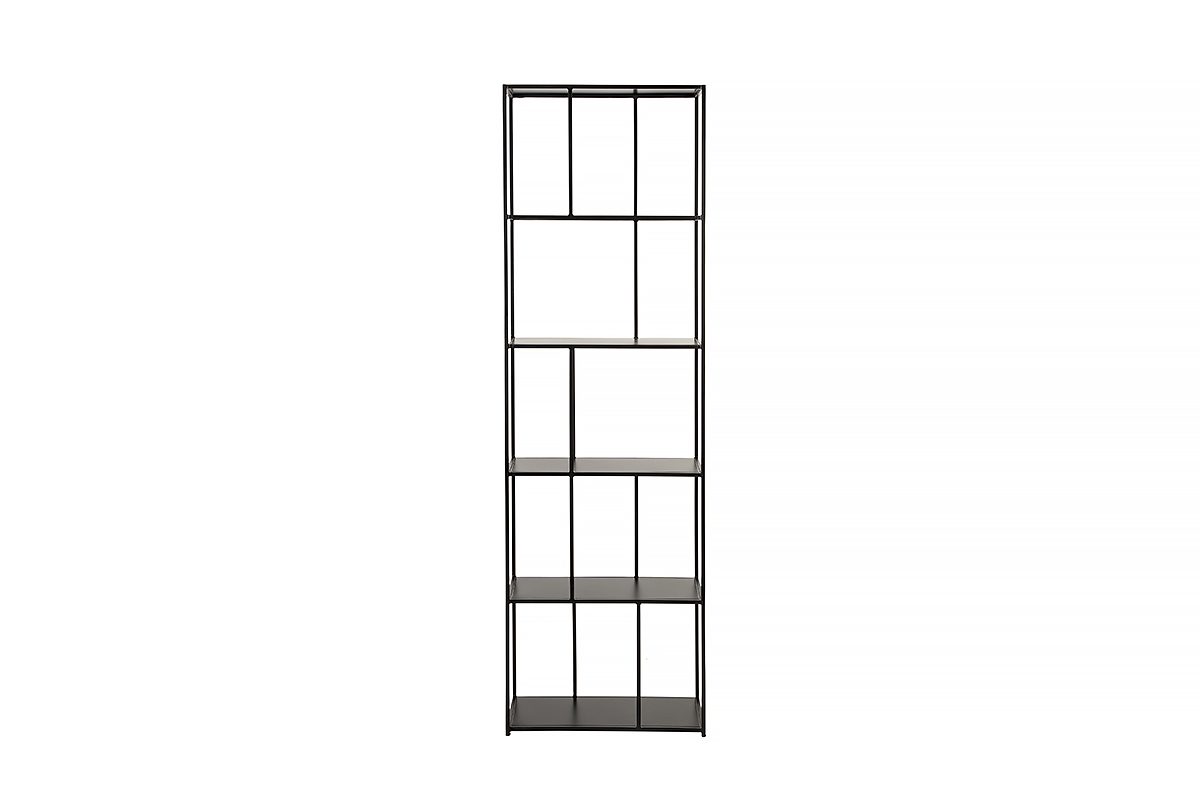 Apollo Black Narrow Bookcase Michael Murphy Home Furnishing