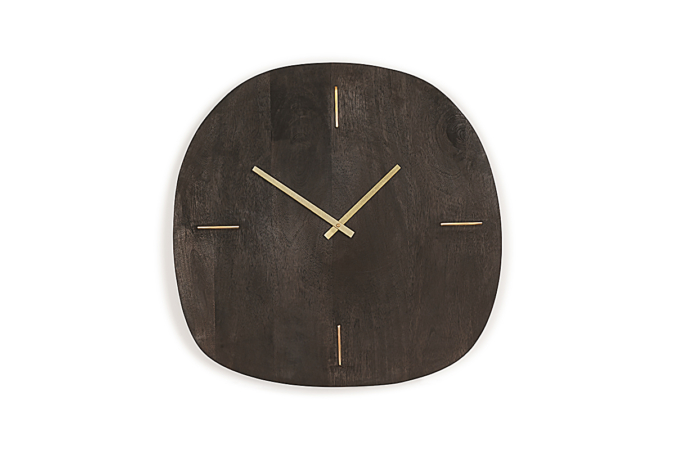 Mango Wood Clock Small