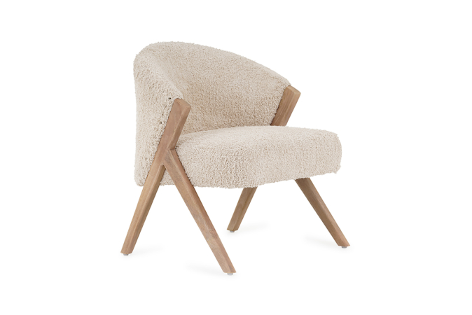 Upholstered Cream Chair