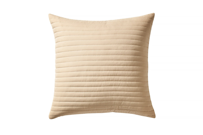 57124_QUILTED LINES CUSHION NATURAL IMAGE 3