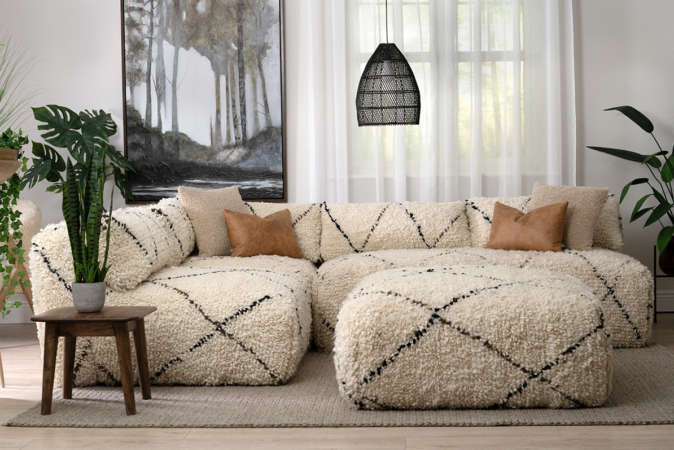 Cream Modular Sofa
